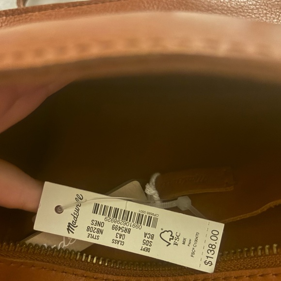 NWT Madewell Sydney Crossbody Zip Top Bag - Picture 10 of 16